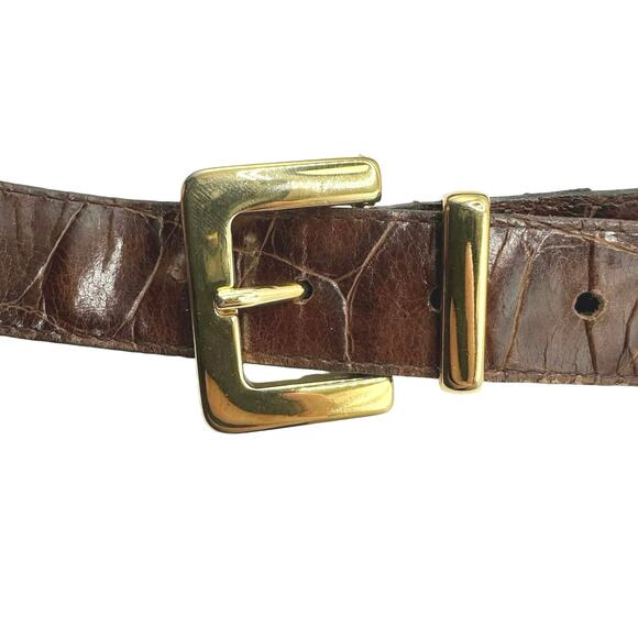 Avignon | Women | Mixed Media Metal Leather Calf Hair Leopard Print Belt | Large - Picture 2 of 9